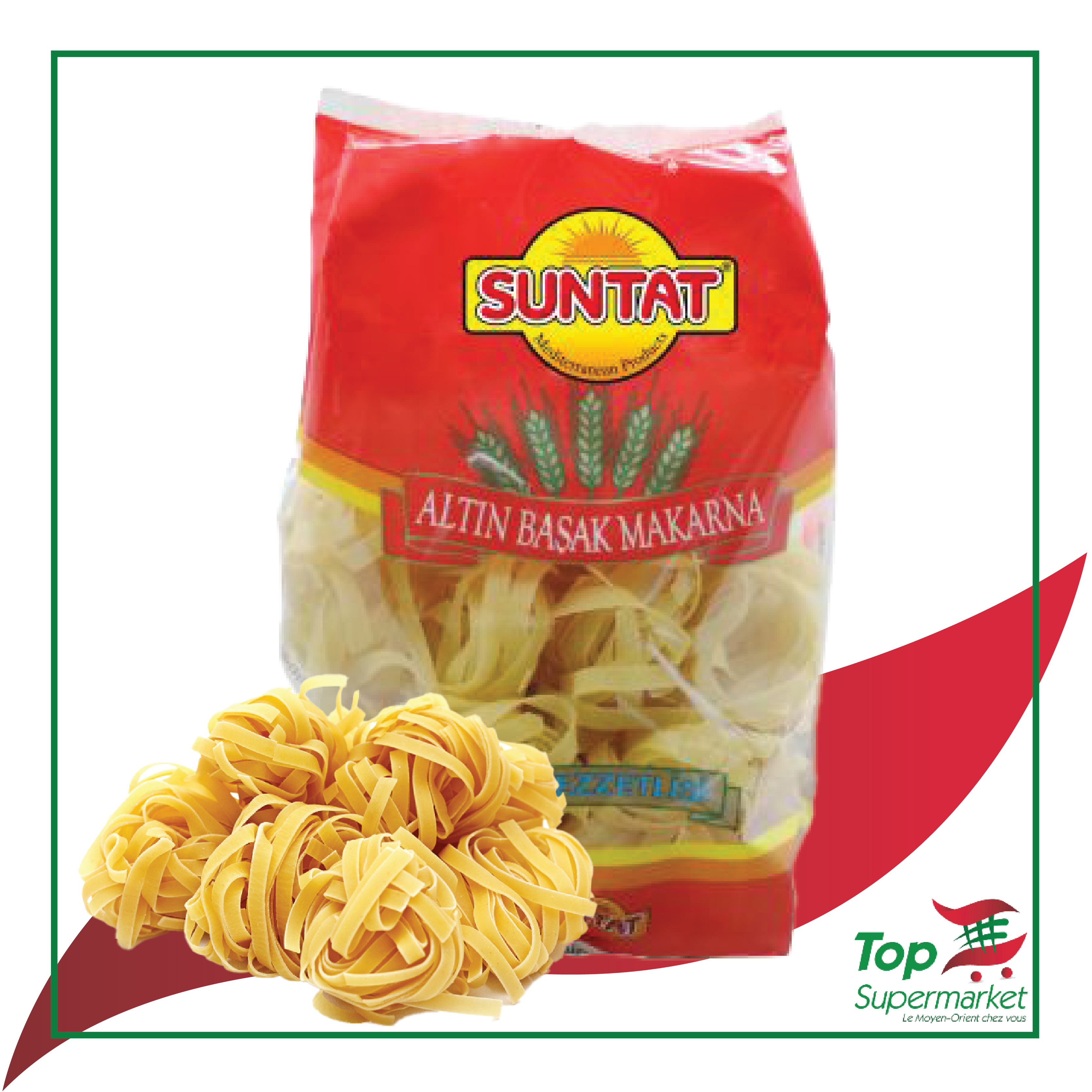 Suntat pâtes 104 Tagliatelle Gros 500gr